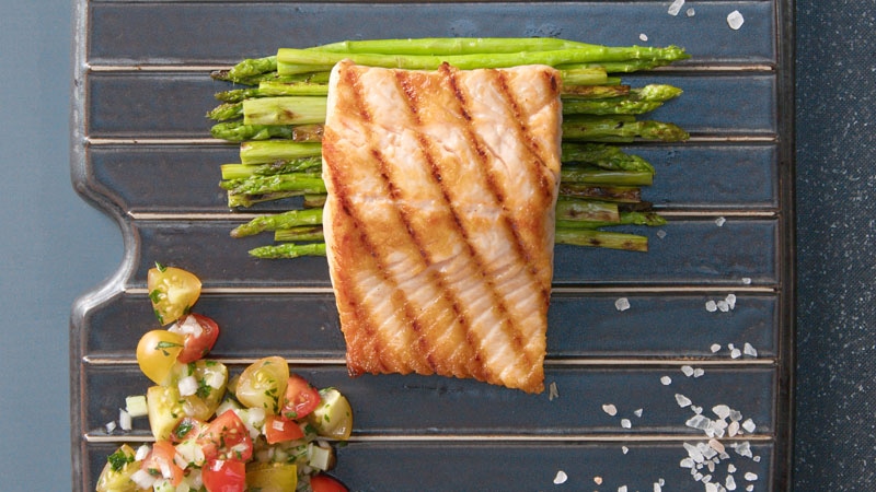 Стейк приготовленный на гриле